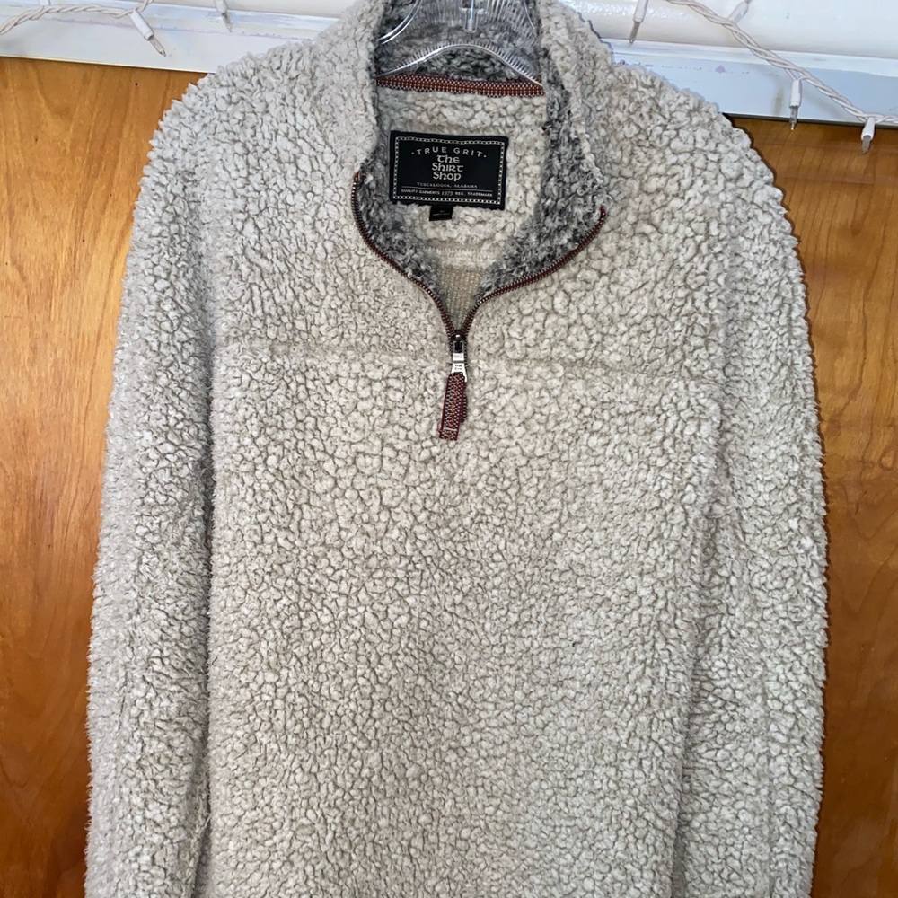 Original frosty tipped pile 1/2 zip by True Grit
